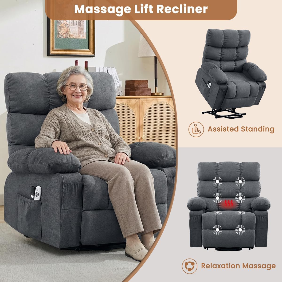 Power Lift Recliner Chair for  - Heavy Equipment Lift 评论和价格